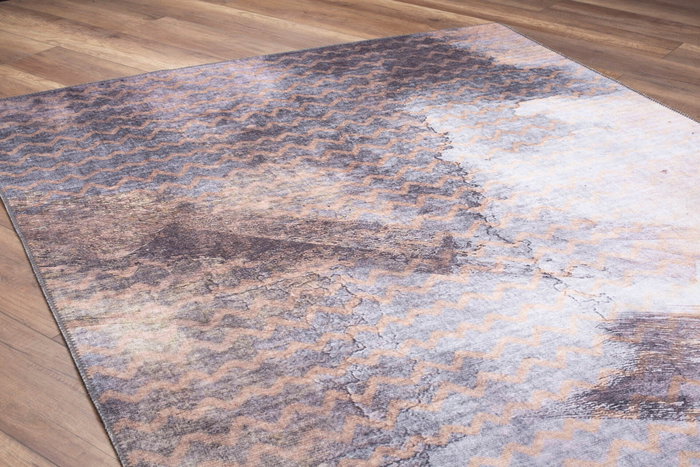Conceptum Alfombra Fusion Chenille Marrón AL 235 de Poliéster 150 x 230 cm